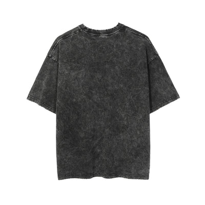 Men's Summer Vintage Print T-Shirt OVERSIZE